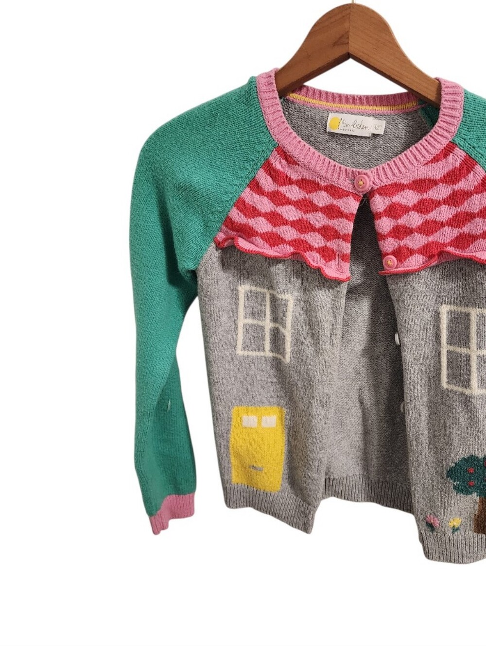 Mini Boden Wool Blend Cardigan